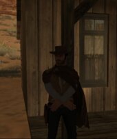 Clint Eastwood (Cowboy with no name or blonde ) From the good the bad and the ugly